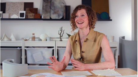 Interview — film still from Wink video work