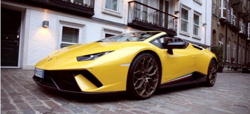 tytyl — Lamborghini — film still from Wink video work